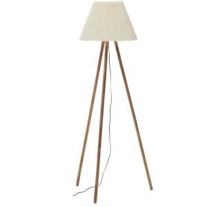 Béžová bavlněná stojací lampa Kave Home Benicarlo 149 cm