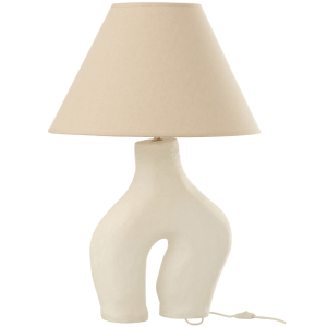 Béžová stolní lampa J-line Maos