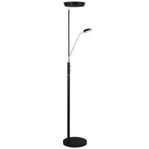 Černá kovová stojací lampa Halo Design Vegas Combi 180 cm