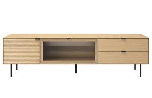 Dubový TV stolek Somcasa Tulsa 200 x 40 cm