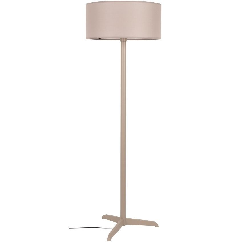 Hnědá stojací lampa ZUIVER SHELBY