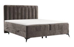 Maison de Rêve Hnědá čalouněná postel boxspring AGGAZ 160 x 200 cm