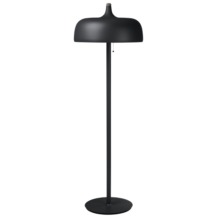 Northern Černá kovová stojací lampa Acorn 148 cm