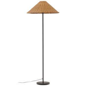 Ratanová stojací lampa Kave Home Urania 154 cm